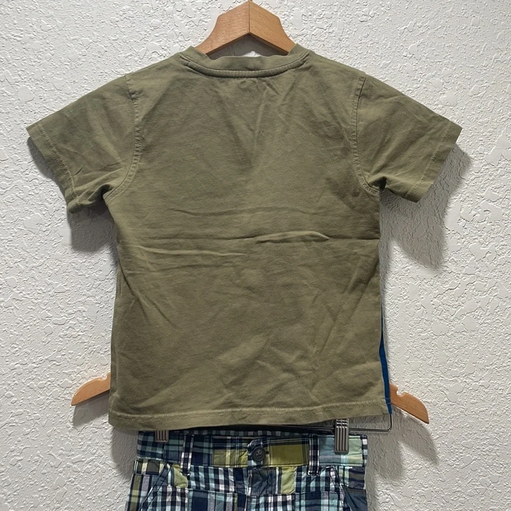Gymboree blue and green boys SET size 5 GUC